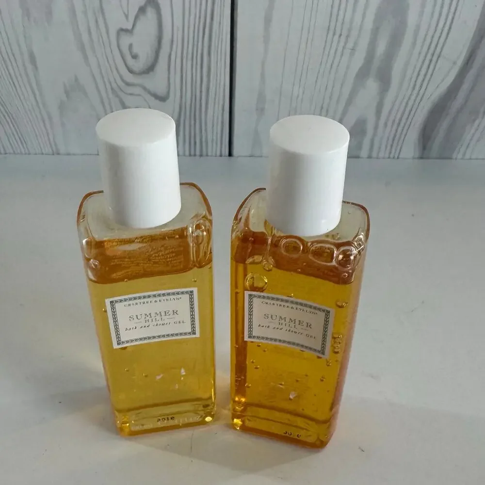 Crabtree & Evelyn Summer Hill Bath and Shower Gel 3.4 oz Set of 2 - NEW